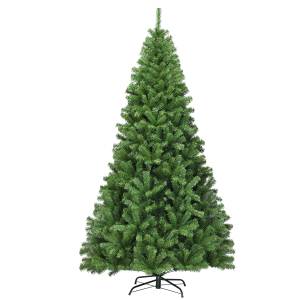 225cm Künstlicher Weihnachtsbaum Grün - Kunststoff - 130 x 225 x 130 cm