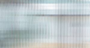 Fototapete Blur Walls by Patel Blau - Grau - Weiß - Kunststoff - Textil - 500 x 270 x 0 cm