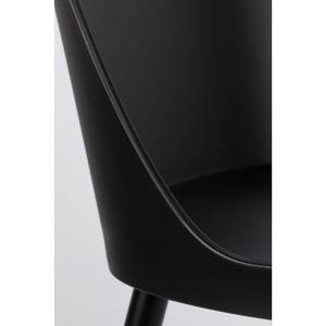 Lot de 2 chaises Pip Noir - Matière plastique - 54 x 85 x 46 cm