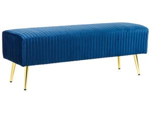 Hocker PATERSON Blau - Gold - Marineblau