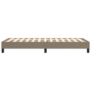 Cadre de lit 3016024-1 Noir - Taupe - Largeur : 90 cm