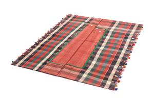 Tapis Jajim CCXLII Rouge - Textile - 121 x 1 x 150 cm