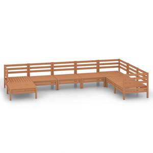 Garten-Lounge-Set Braun - Massivholz - Holzart/Dekor - 64 x 29 x 64 cm