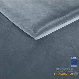 Boxspringbett Aggaz Blaugrau - Breite: 120 cm