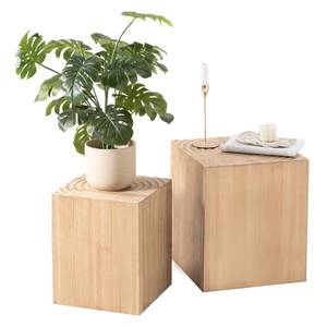 Satztisch 2Set DCV081101,2er Set Massivholz - 40 x 46 x 40 cm