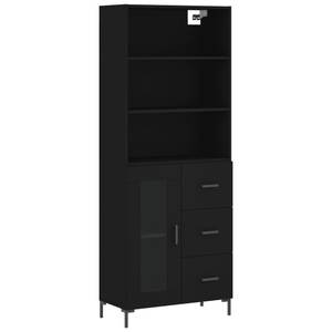 Highboard DE4146 Schwarz - Holzwerkstoff - 34 x 180 x 70 cm