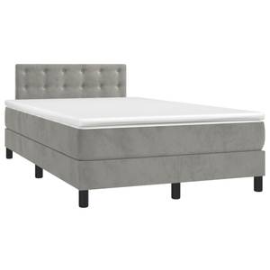 Boxspringbett 3017290-26 Hellgrau - Breite: 120 cm