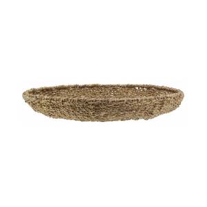 Grande corbeille ronde en jonc Fibres naturelles - 55 x 8 x 55 cm