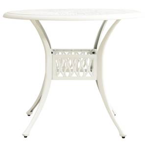 Bistroset (5-teilig) 3011681-2 Weiß - Metall - 90 x 74 x 90 cm