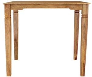 Bar-Esstisch Guru Braun - Massivholz - Holzart/Dekor - 120 x 110 x 80 cm