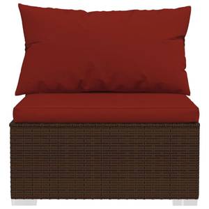 Garten-Lounge-Set (7-teilig) 3013633-15 Braun - Rot