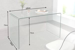 Esstisch FANTOME Glas - 120 x 73 x 70 cm