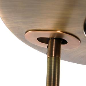 LED-Stehleuchte Zenith Eisen - 1-flammig - Bronze