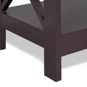 Table console avec un tiroir Marron - Bois manufacturé - 100 x 80 x 30 cm