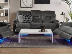 3-Sitzer Sofa BERGEN Dunkelgrau - Grau