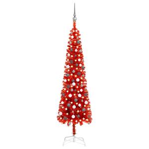 Weihnachtsbaum Rot - Kunststoff - 55 x 210 x 55 cm