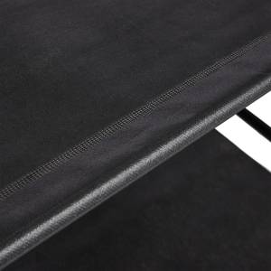 Armoire à structure ouverte Noir - Métal - Textile - 115 x 180 x 50 cm