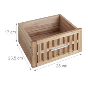 Badschrank Walnuss freistehend Braun - Holzwerkstoff - 40 x 82 x 29 cm