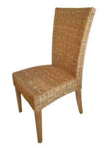 Rattanstuhl Cesena Braun - Rattan - 48 x 98 x 60 cm