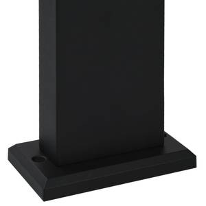 Lampe d'extérieur Noir - Métal - 160 x 500 x 100 cm