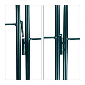 Treillis jardin fer set de 2 Vert - Métal - 50 x 180 x 2 cm