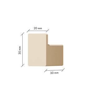 Kleiderhaken PALO 6er Set Beige