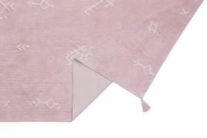 Tapis lavable en coton, ITZA Rose clair
