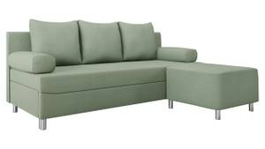 Schlafsofa Dover mit Polsterhocker Mint