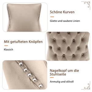 Esszimmerstuhl Pastoral (2er Set) Beige - 2er Set