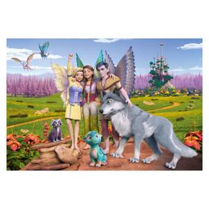 Puzzle Land der Elfen und Drachen Papier - 20 x 4 x 28 cm