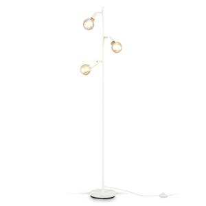 Weiß Stehlampe kaufen Metall 3x home24 | E27-Fassung