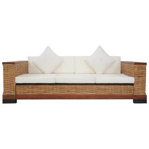 Sofa(2er Set) 298258-1 Braun - Rattan - Massivholz - Holzart/Dekor - 191 x 66 x 78 cm