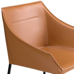 Chaise 4144 Marron - Cuir synthétique - Textile - 62 x 79 x 60 cm