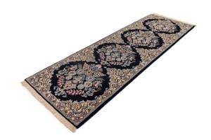 Tapis de passage Nain XI Bleu - Textile - 67 x 1 x 203 cm