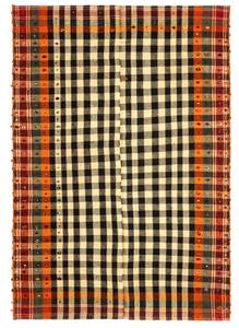 Teppich Jajim XXXI Orange - Textil - 149 x 1 x 214 cm