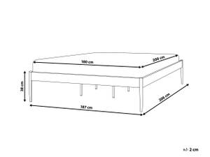 Lit double VAURS Largeur : 187 cm