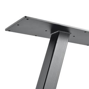 Tischgestell (2er-Set) Grau - 70 x 72 cm