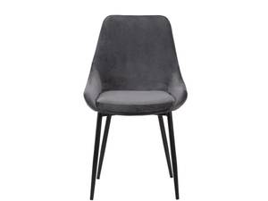 Chaise gondole MASURIE Anthracite - Lot de 6