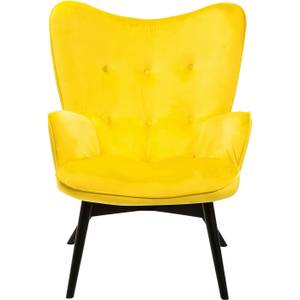 Fauteuil Vicky Velvet Jaune