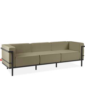 Gartensofa TRIGLO Beige - Dunkelgrau - Breite: 229 cm