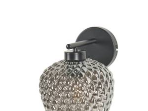 Lampe murale SHERRY Noir - Gris - Verre - 18 x 26 x 18 cm