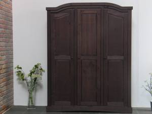 l' armoire Rico Marron - Bois massif - 152 x 193 x 54 cm