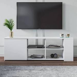 Meuble Tv Rome blanc Blanc - Bois manufacturé - 150 x 45 x 35 cm