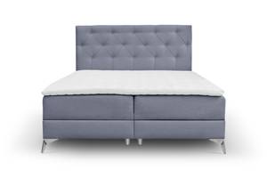 Boxspringbett Lilotte Blaugrau - Breite: 200 cm