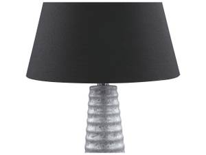 Tischlampen VILNIA Schwarz - Silber - Keramik - 33 x 58 x 33 cm