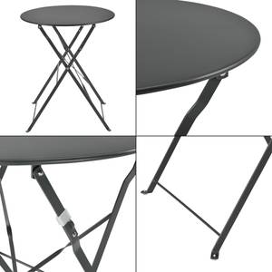 Bistro-Set Caprile (3-teilig) Grau