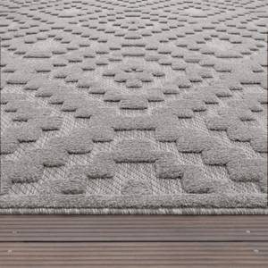 Outdoorteppich Livorno 672 Grau - 120 x 120 cm