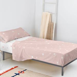 Little star Parure drap (2er Set) Rose foncé - Textile - 1 x 160 x 270 cm