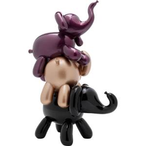 Deko Figur Elephant Stack Kunststoff - 18 x 32 x 22 cm