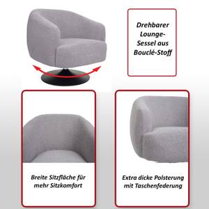 Lounge-Sessel HWC-J76 Cremeweiß